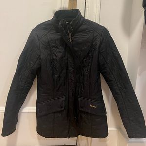 Barbour Women’s Quilted Black Jacket - Size 8